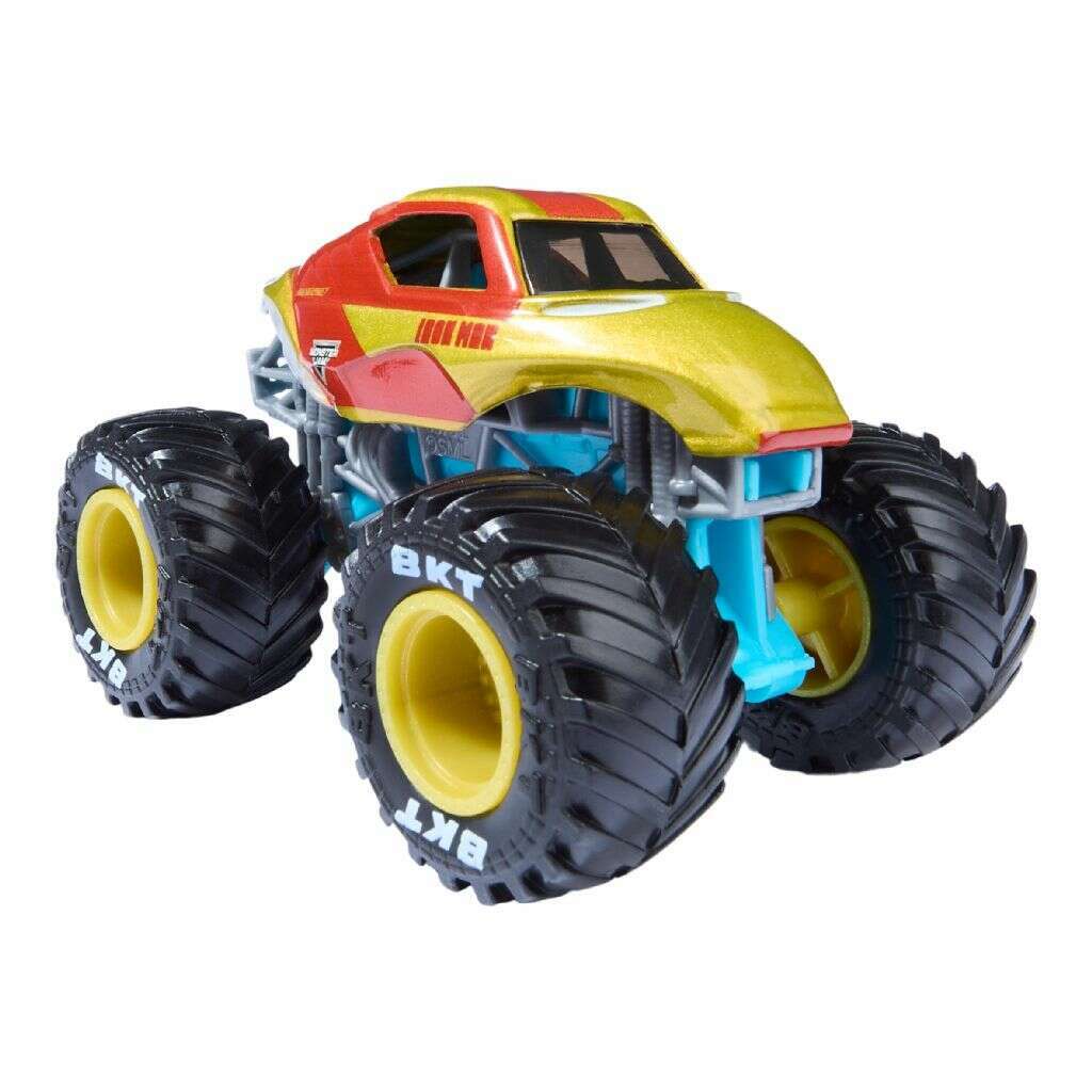 Toys N Tuck:Monster Jam 1:64 2 Pack Series 1 Marvel Iron Man vs War Machine,Monster Jam