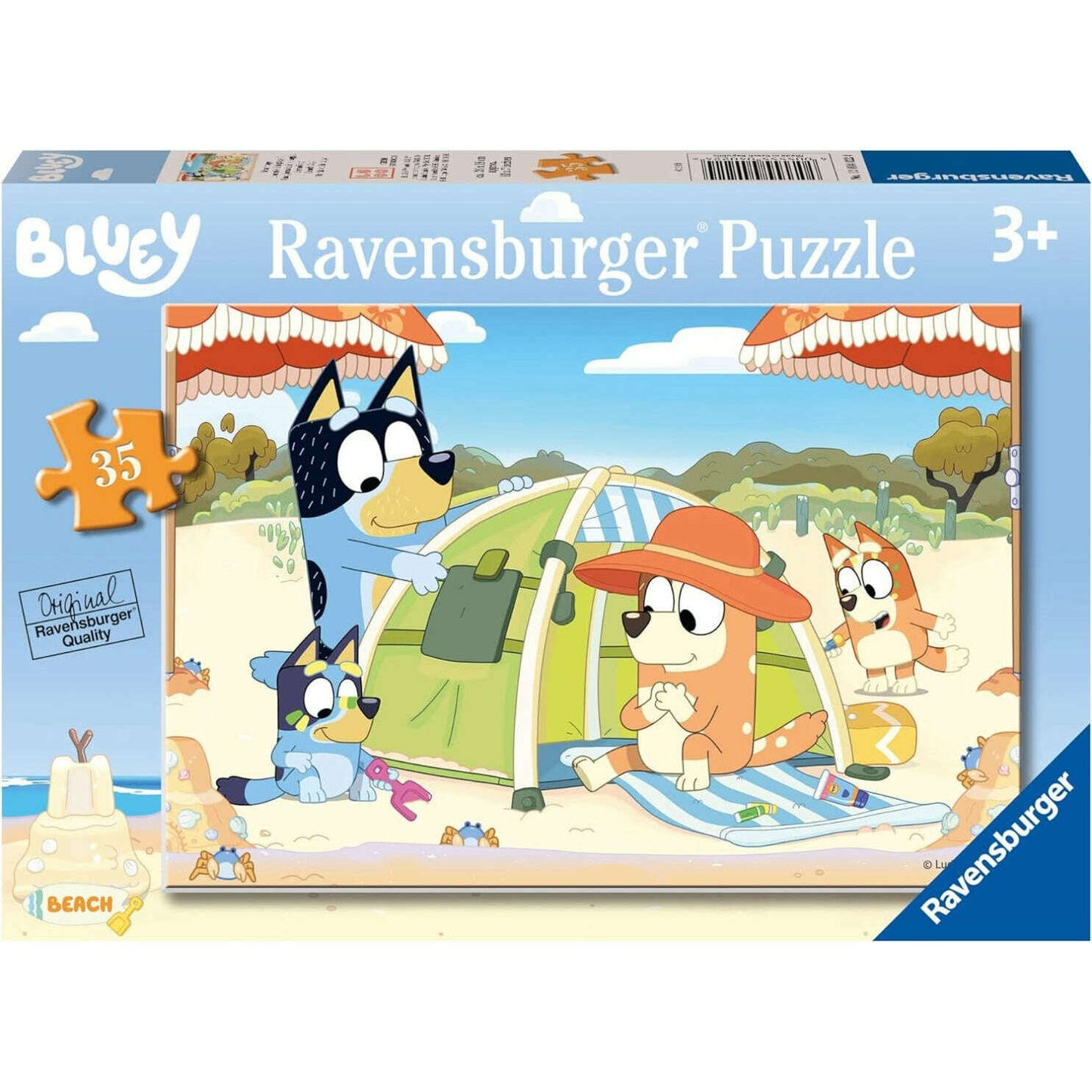 Toys N Tuck:Ravensburger 35pc Puzzle Bluey Beach Day,Bluey