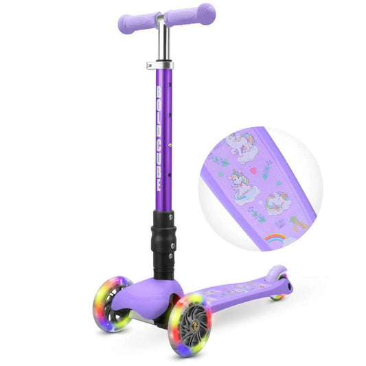 Toys N Tuck:Boldcube Teeny 3 Wheel Folding Scooter - Unicorn,Boldcube