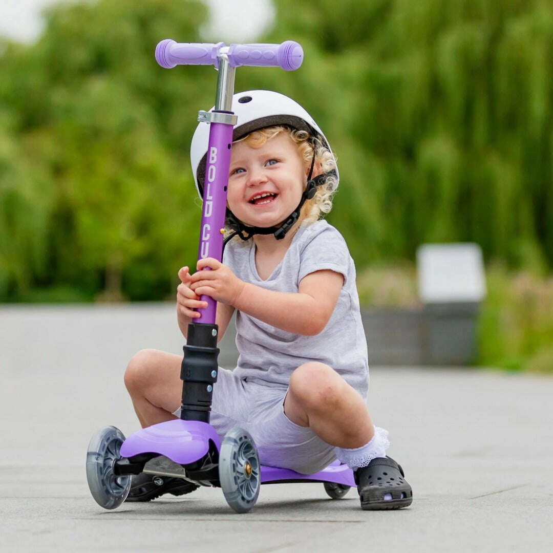 Toys N Tuck:Boldcube Teeny 3 Wheel Folding Scooter - Unicorn,Boldcube