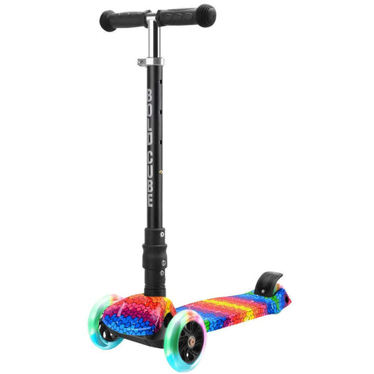 Toys N Tuck:Boldcube Big 3 Wheel Folding Scooter - Crystal Rubix,Boldcube