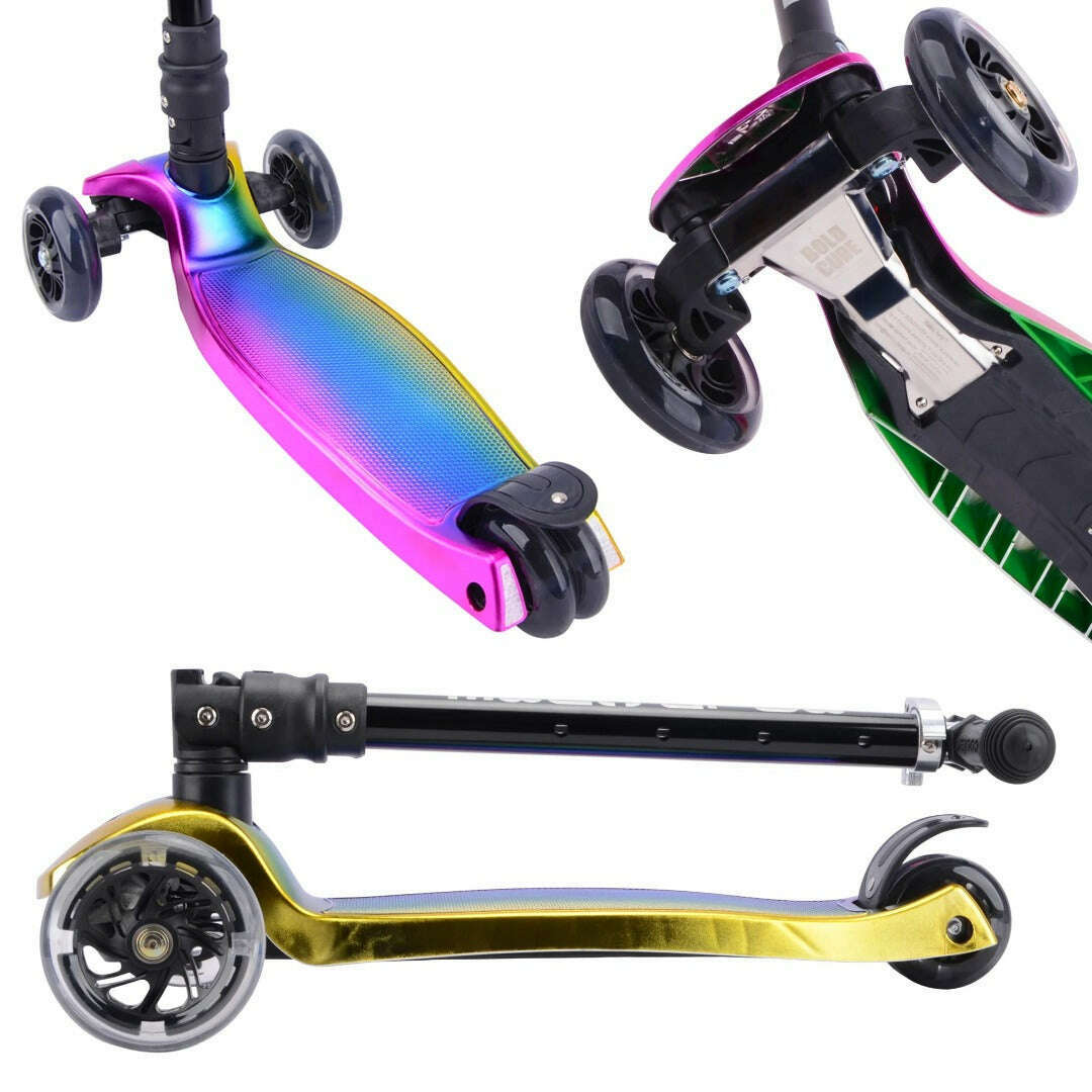 Toys N Tuck:Boldcube Big 3 Wheel Folding Scooter - Dark Night,Boldcube