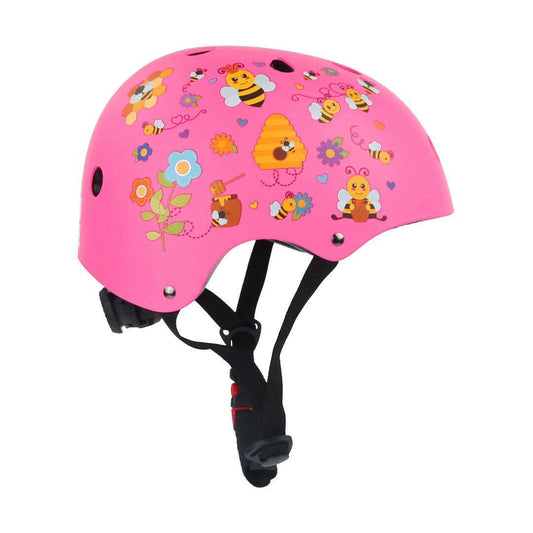 Toys N Tuck:Boldcube Kids Small Helmet - Pink Bee Garden,Boldcube