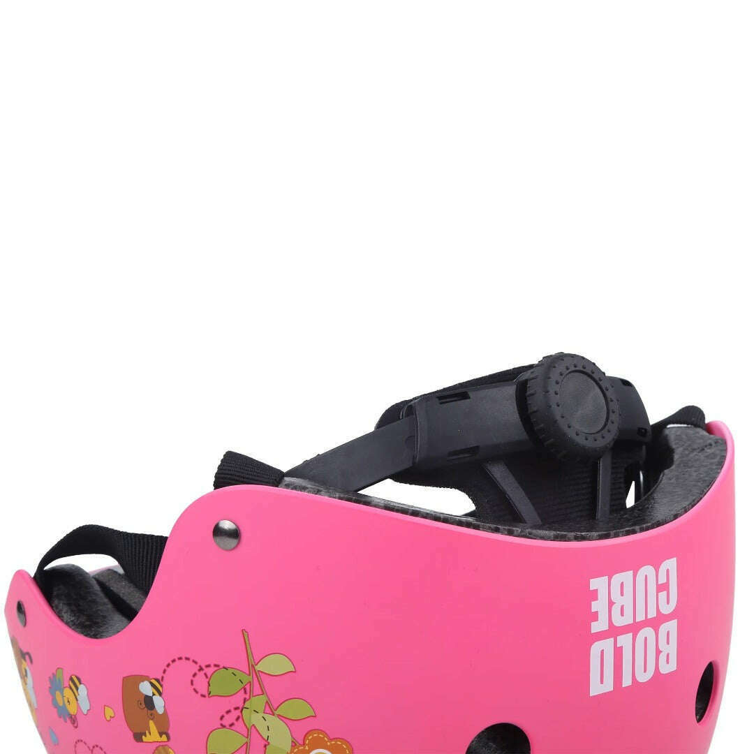 Toys N Tuck:Boldcube Kids Small Helmet - Pink Bee Garden,Boldcube