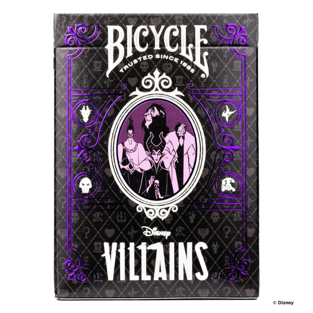 Toys N Tuck:Bicycle Foil Playing Cards - Disney Villains,Disney