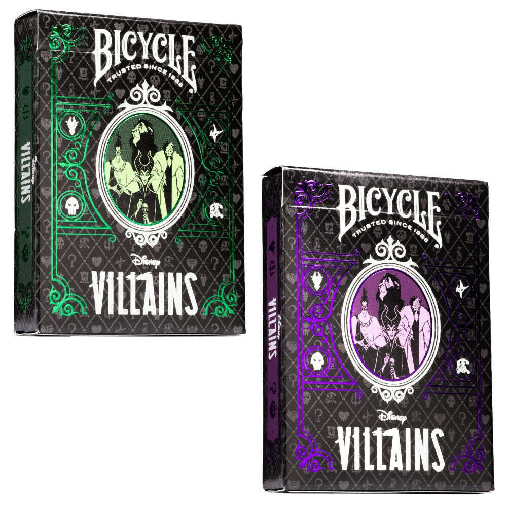 Toys N Tuck:Bicycle Foil Playing Cards - Disney Villains,Disney