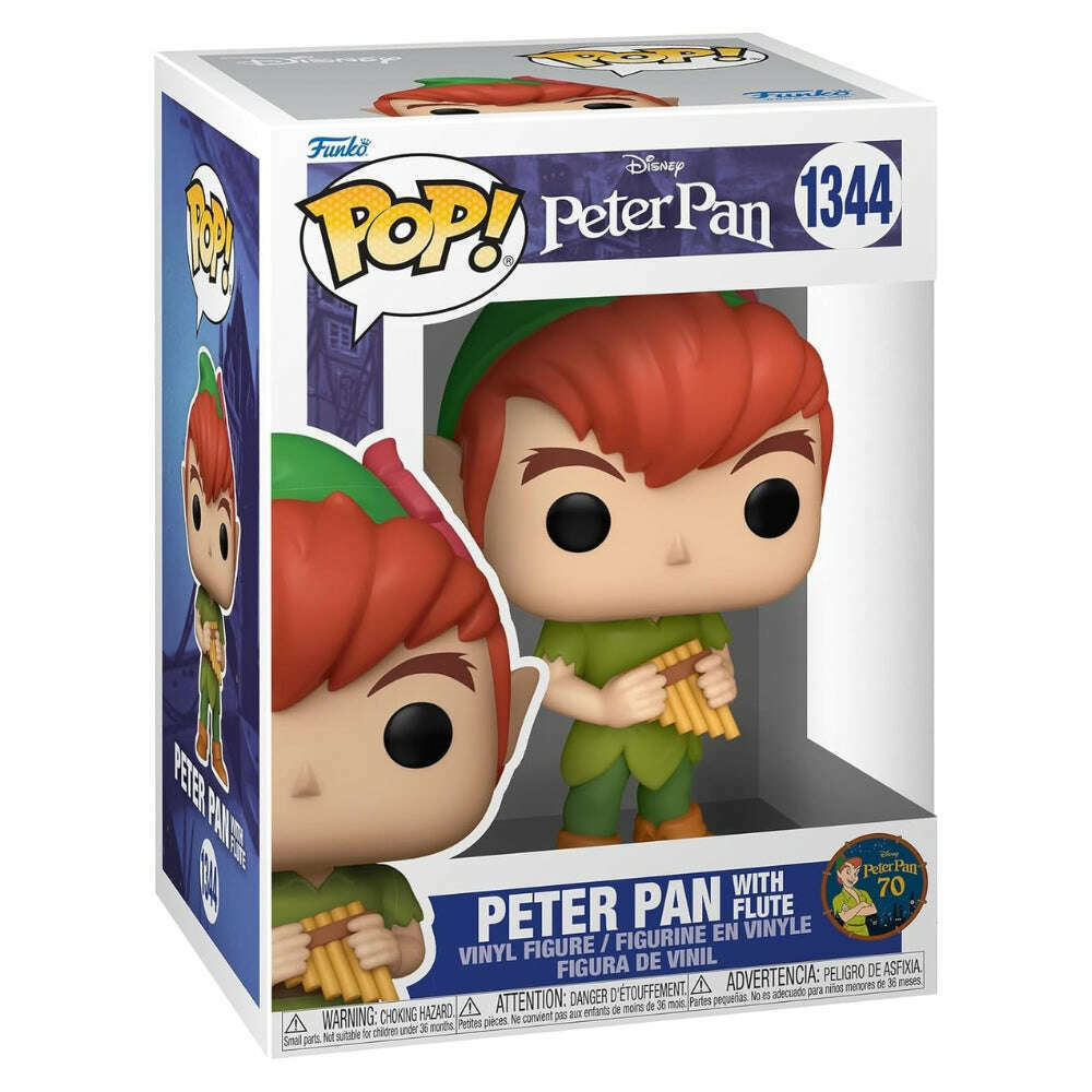 Toys N Tuck:Pop! Vinyl - Disney - Peter Pan with Flute 1344,Funko