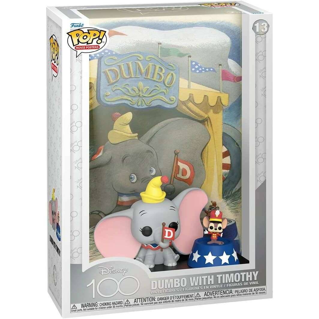 Toys N Tuck:Pop! Vinyl Movie Poster - Disney 100 - Dumbo with Timothy 13,Funko