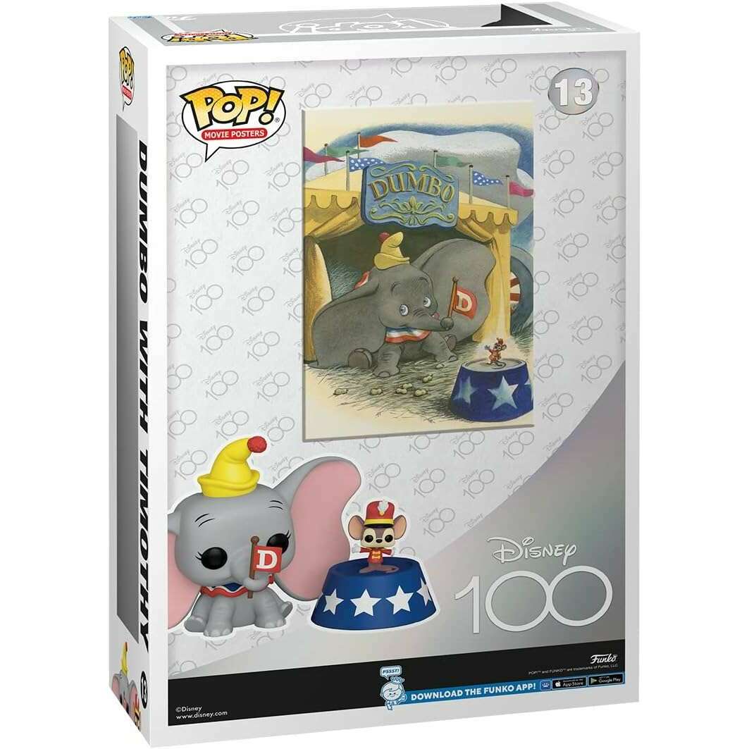 Toys N Tuck:Pop! Vinyl Movie Poster - Disney 100 - Dumbo with Timothy 13,Funko