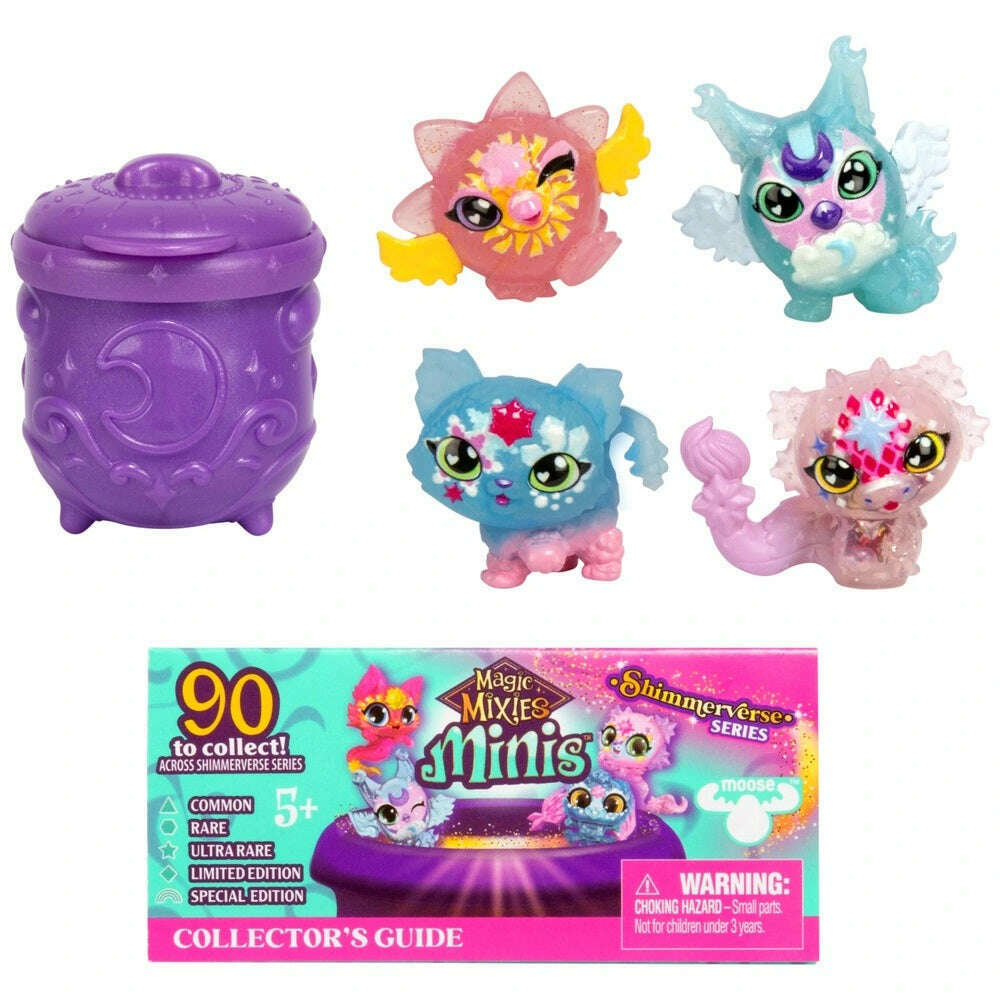 Toys N Tuck:Magic Mixies Minis Shimmerverse Series 4 Pack,Magic Mixies