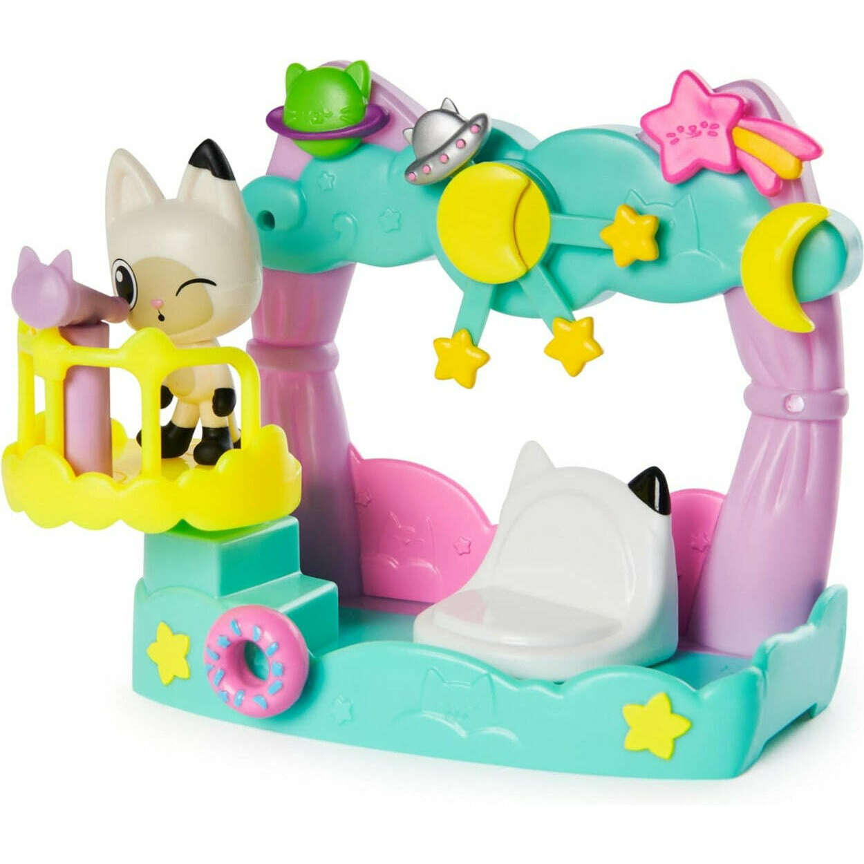 Toys N Tuck:Gabby's Dollhouse - 'Pandy Paws' Dreamy Lookout Balcony Set,Gabby's Dollhouse