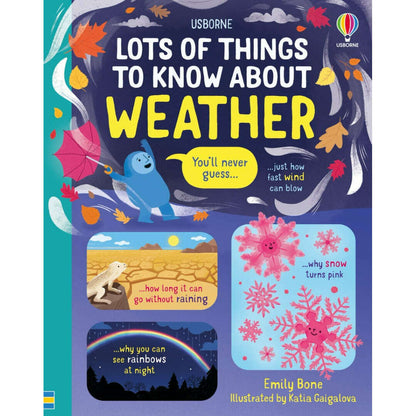 Toys N Tuck:Usborne Books - Lots of Things to Know About Weather,Usborne Books