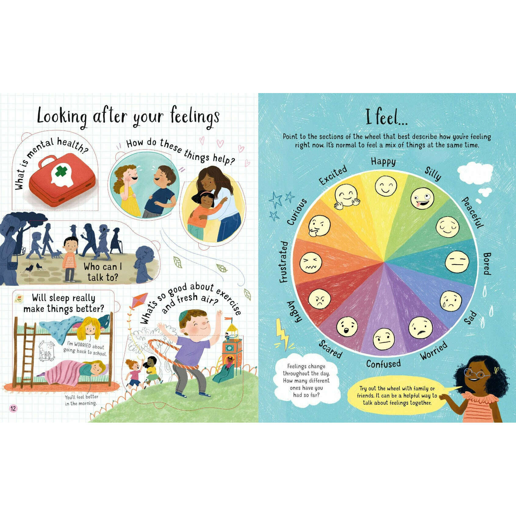 Toys N Tuck:Usborne Books - Lift-the-Flap Questions and Answers About Feelings,Usborne Books