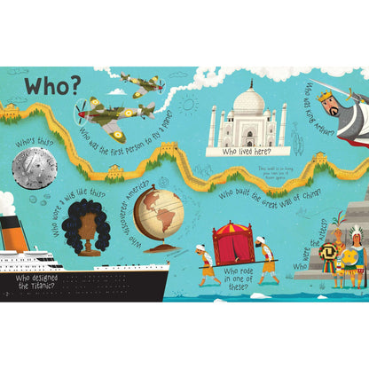 Toys N Tuck:Usborne Books - Lift-the-flap Questions and Answers about Long Ago,Usborne Books