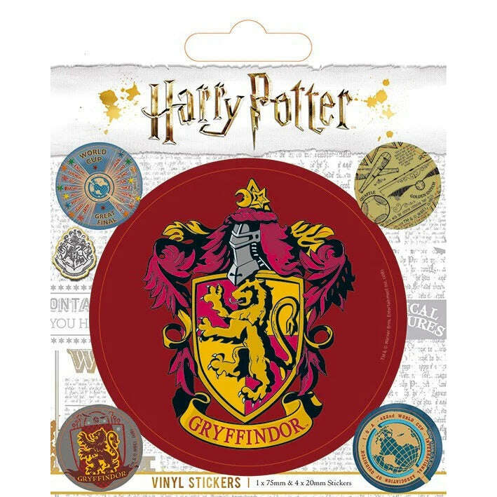 Toys N Tuck:Vinyl Sticker Pack - Harry Potter (Gryffindor Crest),Pyramid International