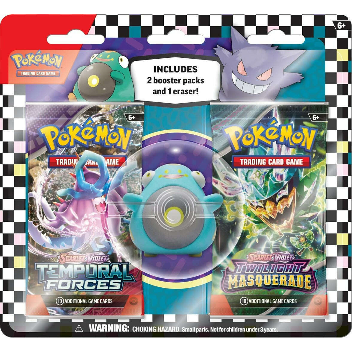 Toys N Tuck:Pokemon TCG Back To School Eraser Blister 2024 - Bellibolt,Pokemon