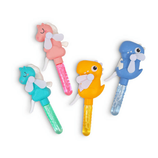 Toys N Tuck:Dinosaur & Unicorn Bubble Fan,HGL