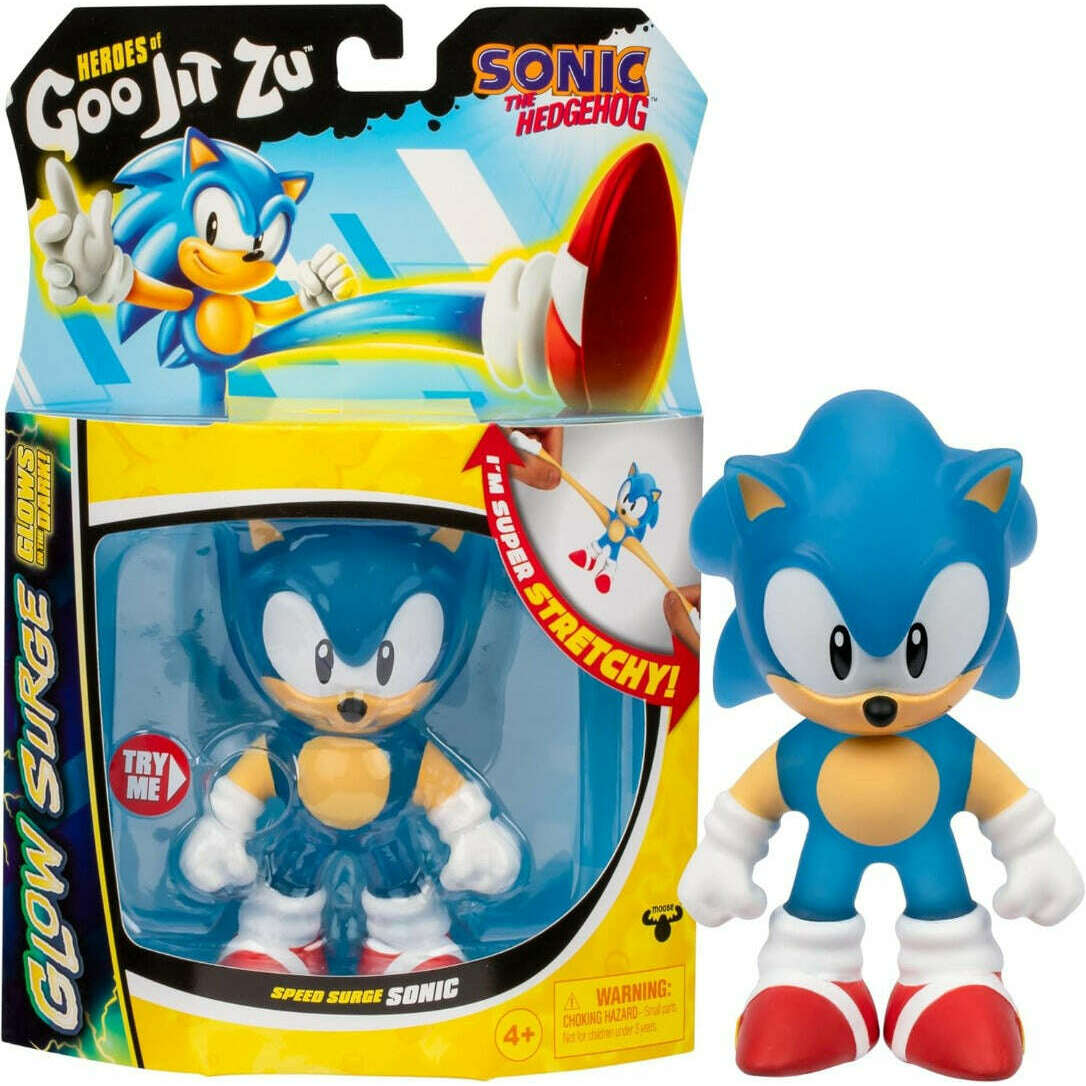 Toys N Tuck:Heroes of Goo Jit Zu - Sonic The Hedgehog - Speed Surge Sonic,Sonic The Hedgehog