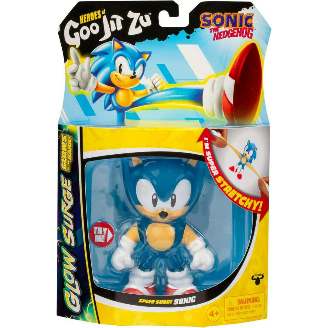 Toys N Tuck:Heroes of Goo Jit Zu - Sonic The Hedgehog - Speed Surge Sonic,Sonic The Hedgehog