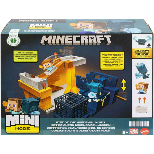 Toys N Tuck:Minecraft Mini Mode Rise Of The Warden Playset,Minecraft