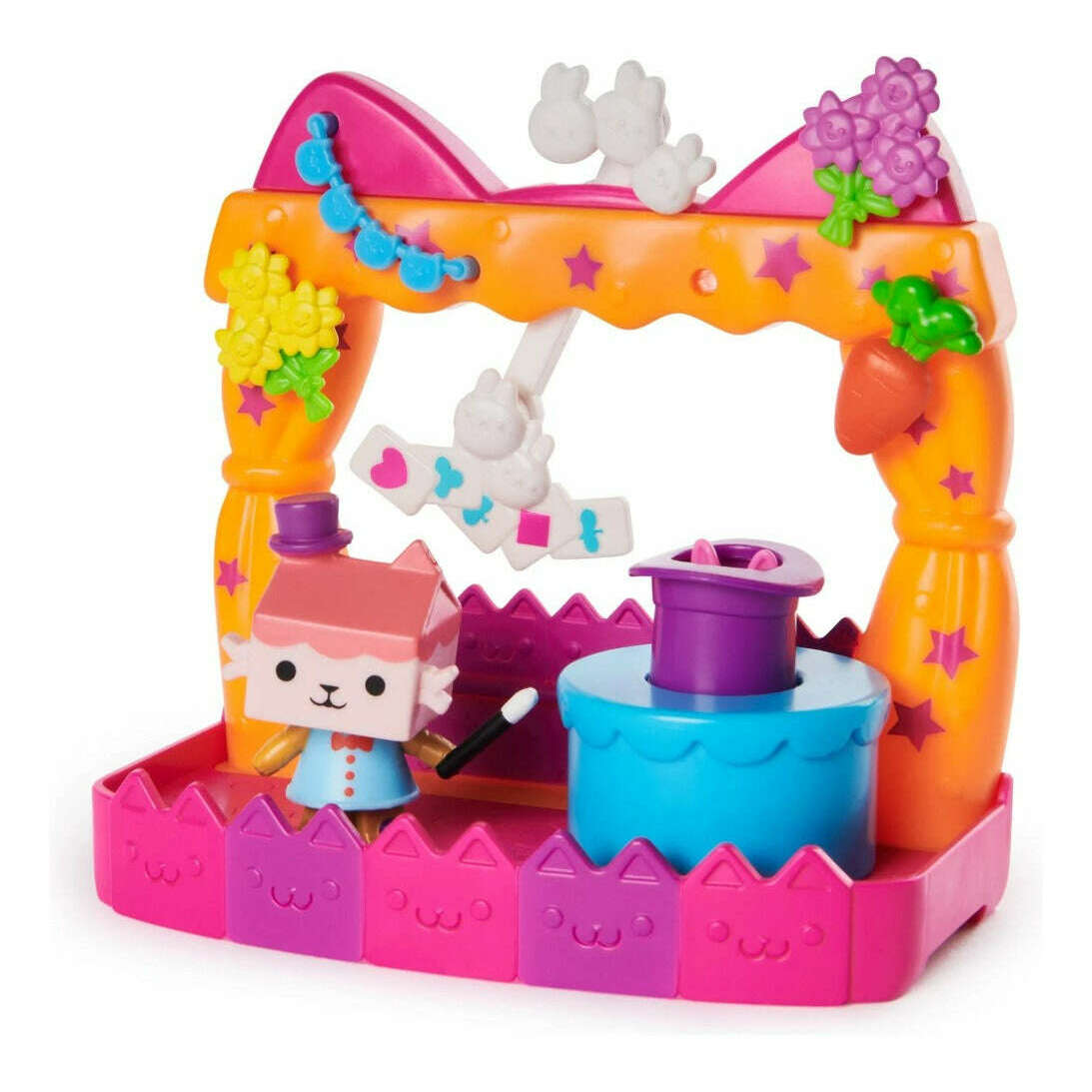 Toys N Tuck:Gabby's Dollhouse - 'Baby Box Cat's' Talent Show Balcony Set,Gabby's Dollhouse