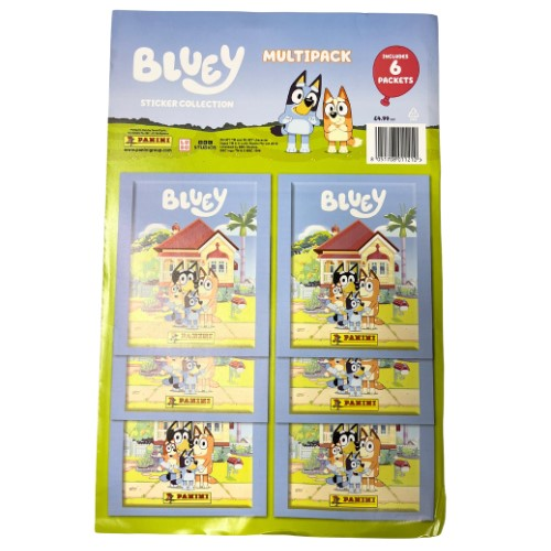 Toys N Tuck:Bluey Official Sticker Collection 6 Packet Multi-set,Bluey