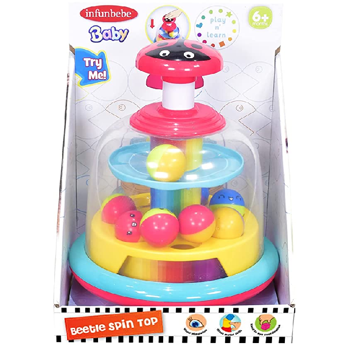 Toys N Tuck:Infunbebe Beetle Spin Top,Infunbebe