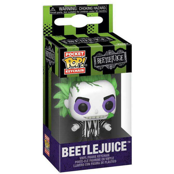 Toys N Tuck:Funko Pocket Pop Keychain - Beetlejuice - Beetlejuice,Beetlejuice