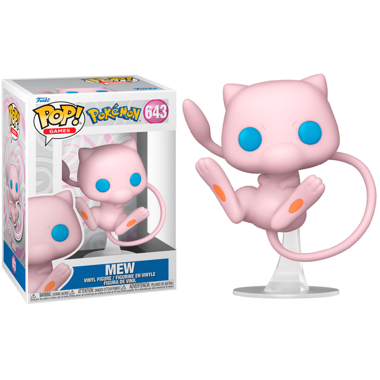 Toys N Tuck:Pop Vinyl - Pokemon - Mew 643,Pokemon