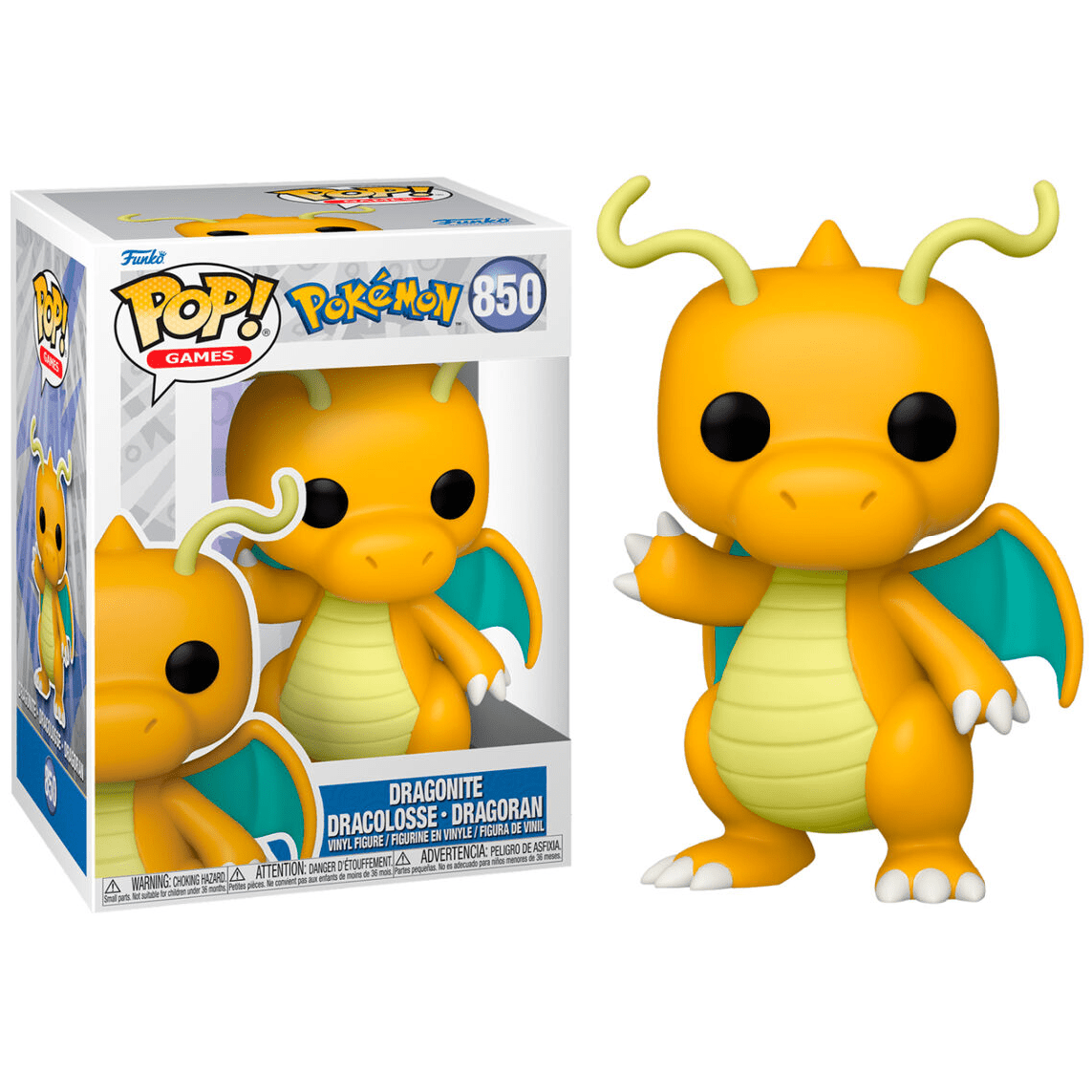 Toys N Tuck:Pop Vinyl - Pokemon - Dragonite 850,Pokemon