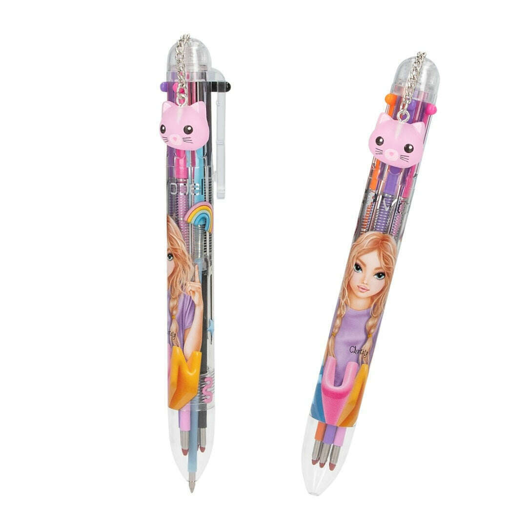 Toys N Tuck:Top Model Gel Pen With 6 Colours,Top Model