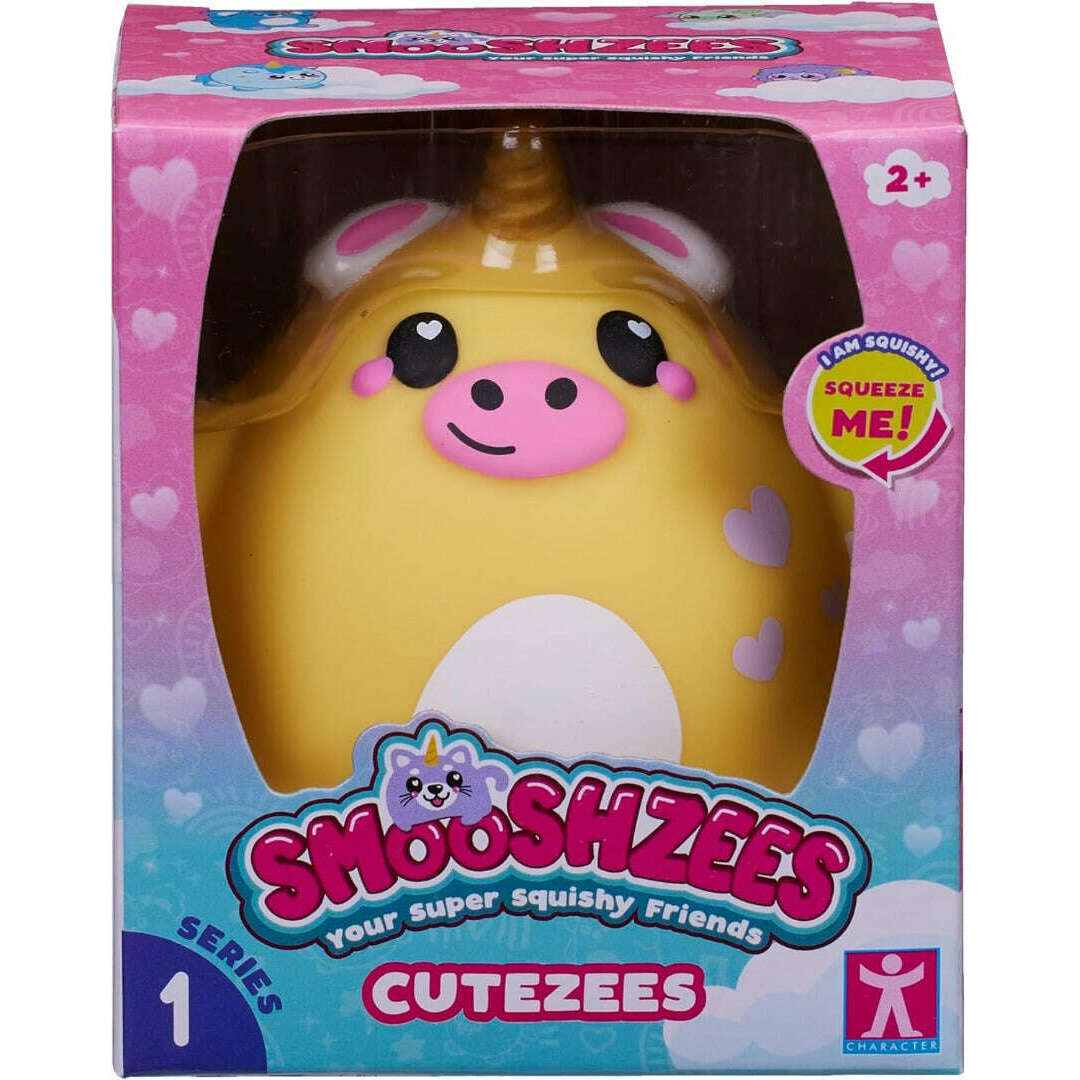 Toys N Tuck:Smooshzees Cutezees Yellow Unicorn Buttercup,Smooshzees