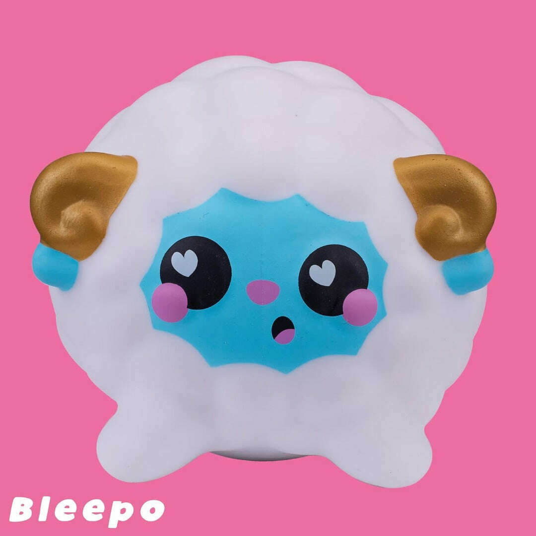 Toys N Tuck:Smooshzees Luvzees White Sheep Bleepo,Smooshzees