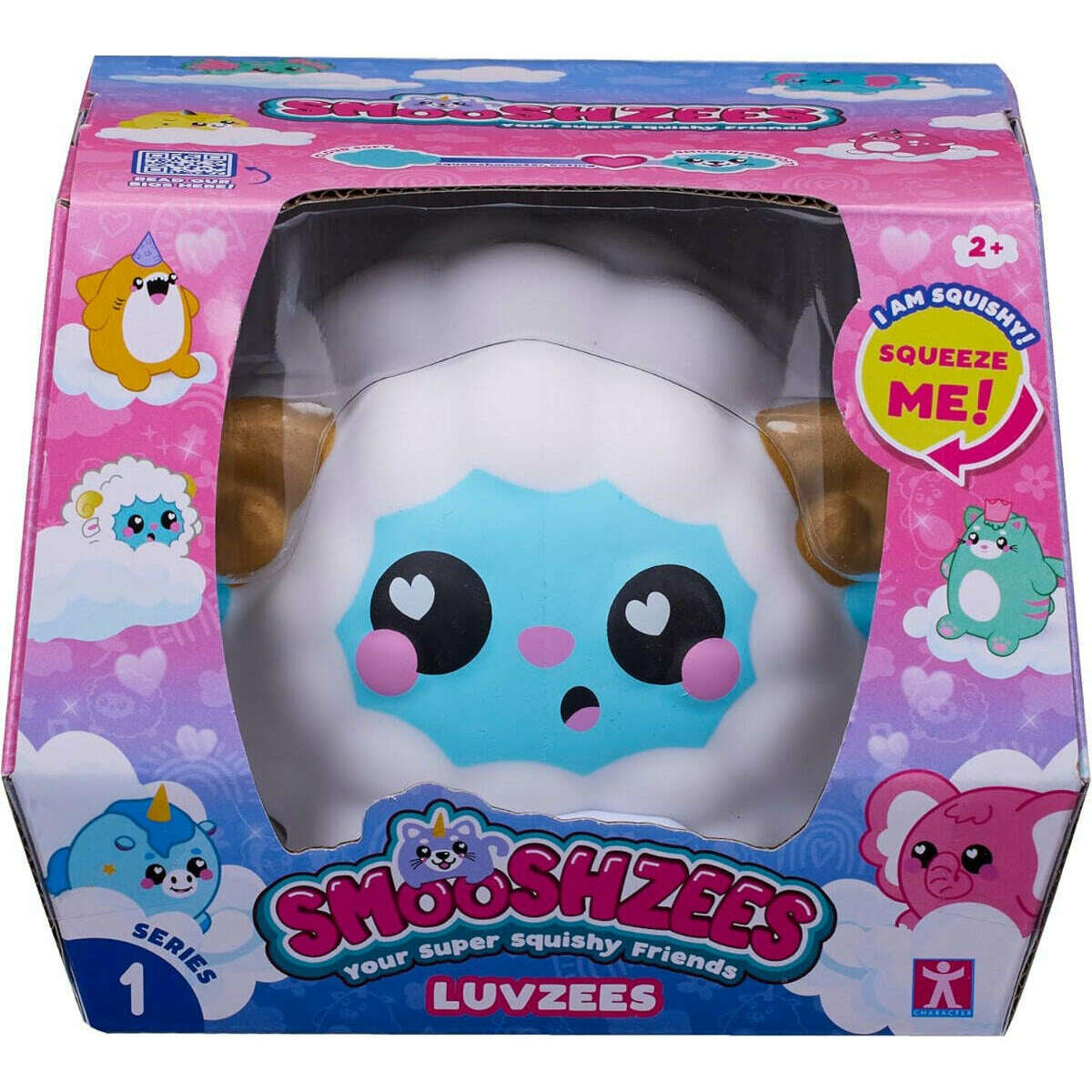 Toys N Tuck:Smooshzees Luvzees White Sheep Bleepo,Smooshzees