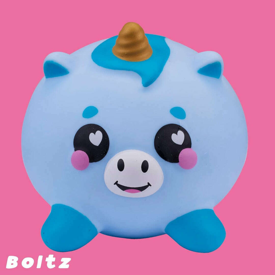 Toys N Tuck:Smooshzees Luvzees Blue Unicorn Boltz,Smooshzees