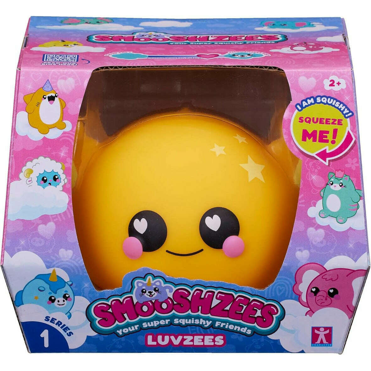 Toys N Tuck:Smooshzees Luvzees Yellow Axolotl Sonny,Smooshzees