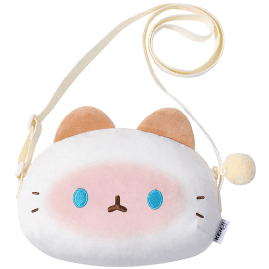 Toys N Tuck:Kenji Mima Brown Cat Sling Bag,Kenji