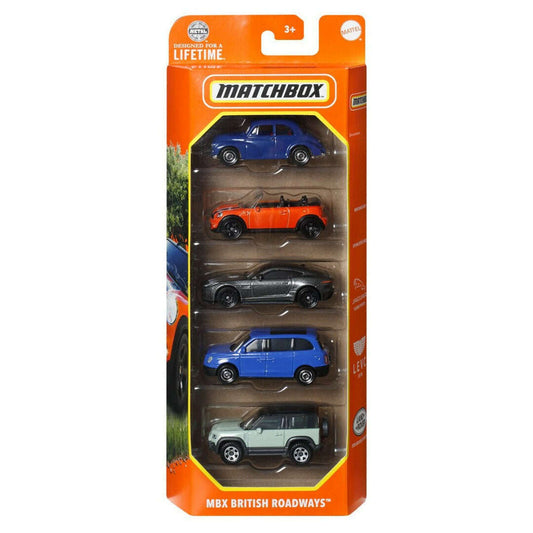 Toys N Tuck:Matchbox Car Collection 5 Pack - MBX British Roadways,Matchbox