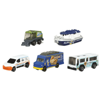 Toys N Tuck:Matchbox Car Collection 5 Pack - MBX City Drivers 4,Matchbox