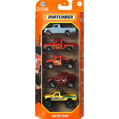 Toys N Tuck:Matchbox Car Collection 5 Pack - MBX Off Road,Matchbox