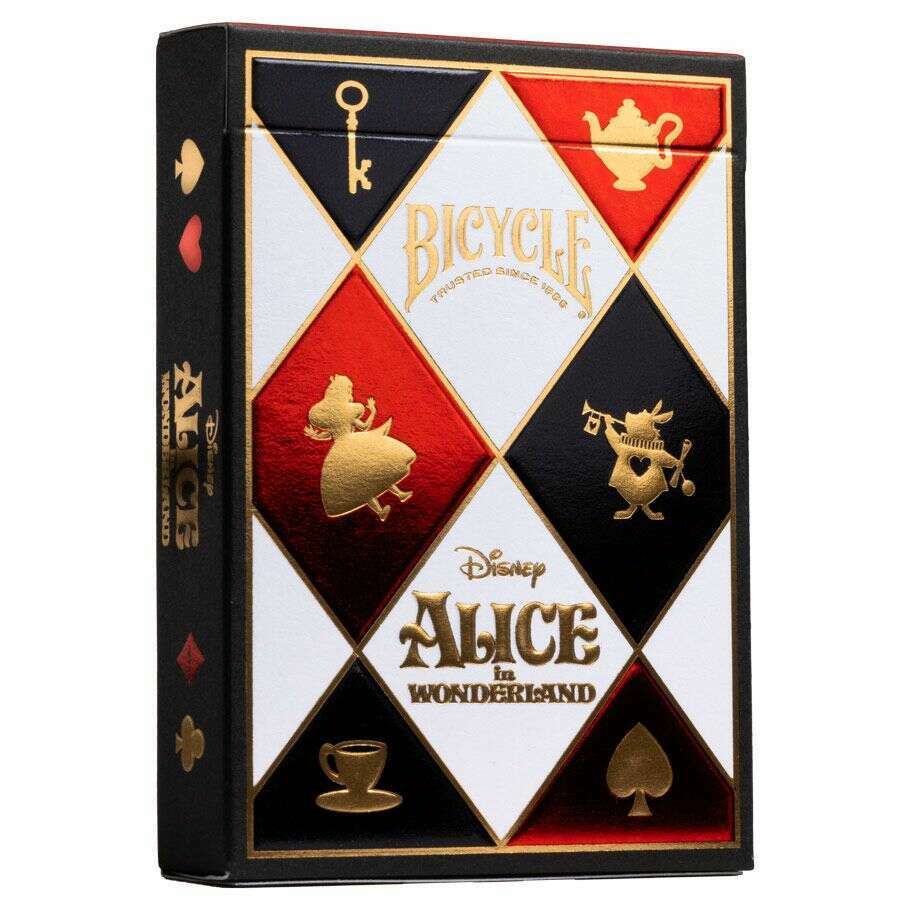 Toys N Tuck:Bicycle Foil Playing Cards - Alice in Wonderland,Alice in Wonderland