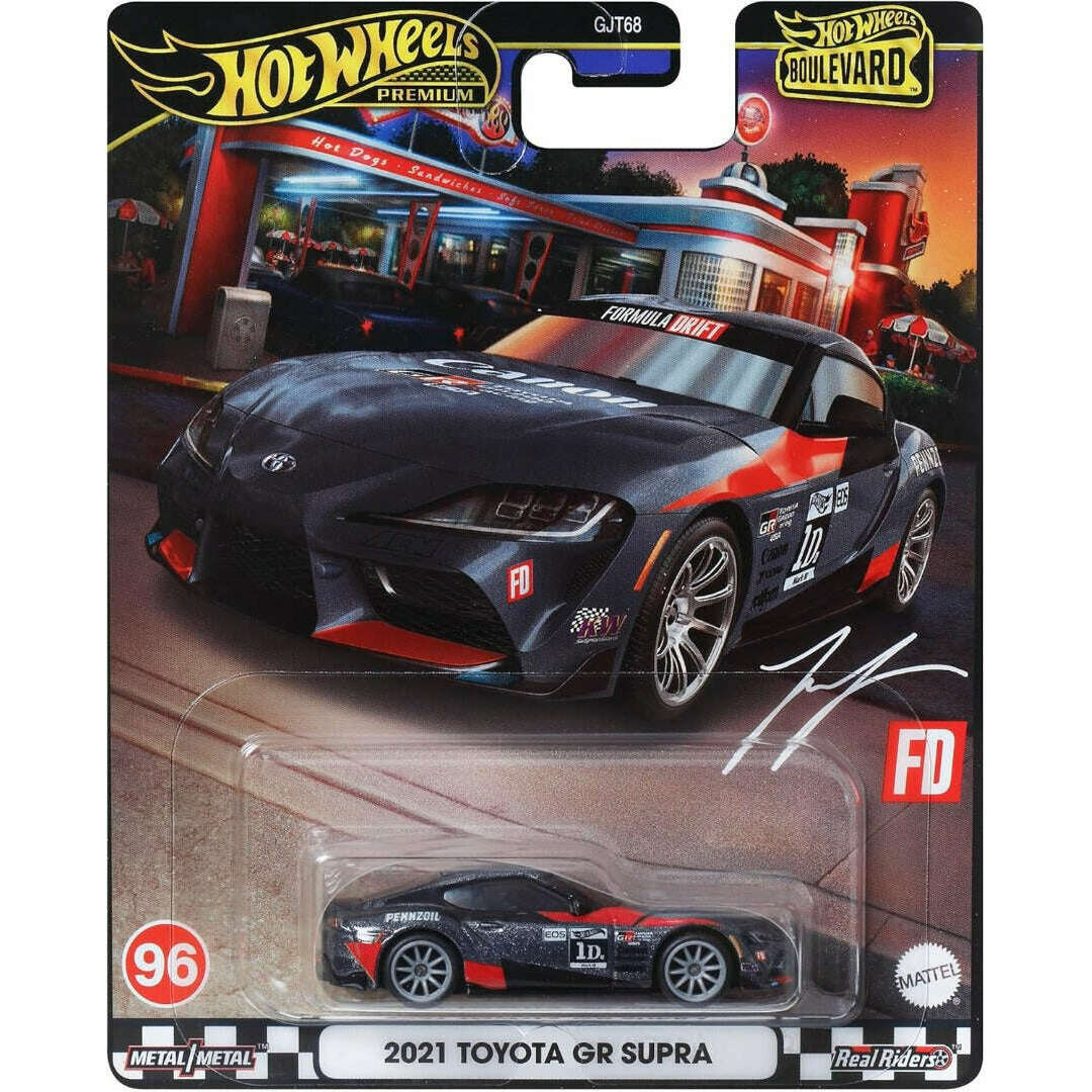 Toys N Tuck:Hot Wheels Boulevard 2021 Toyota GR Supra (96) HRT56,Hot Wheels