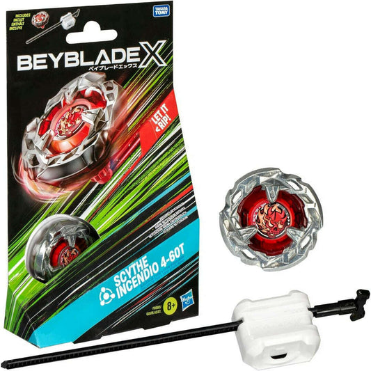 Toys N Tuck:Beyblade X Starter Pack Scythe Incendio 4-60T,Beyblade