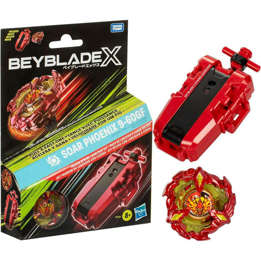 Toys N Tuck:Beyblade X Deluxe String Launcher Set Soar Phoenix 9-60GF,Beyblade