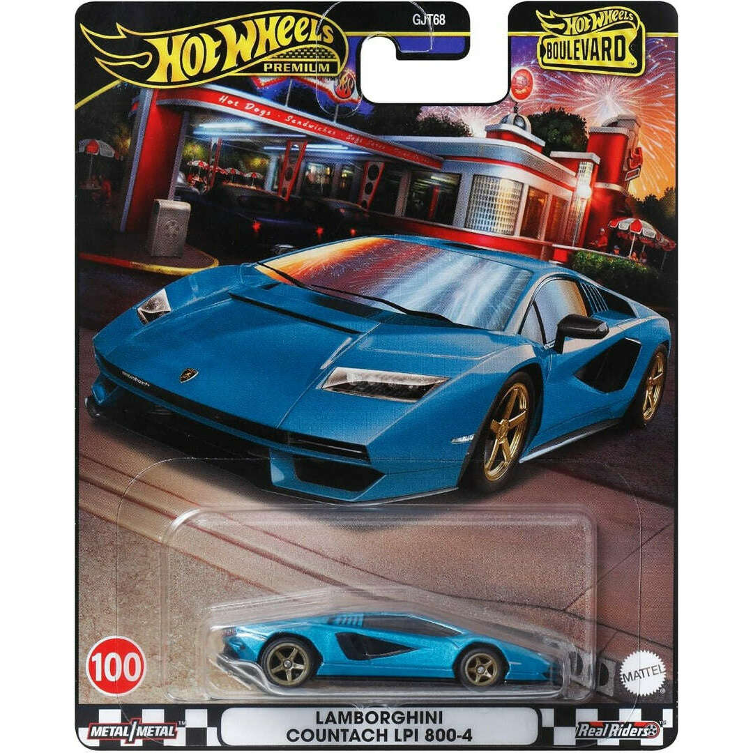 Toys N Tuck:Hot Wheels Boulevard Lamborghini Countach LPI 800-4 (100) HRT70,Hot Wheels