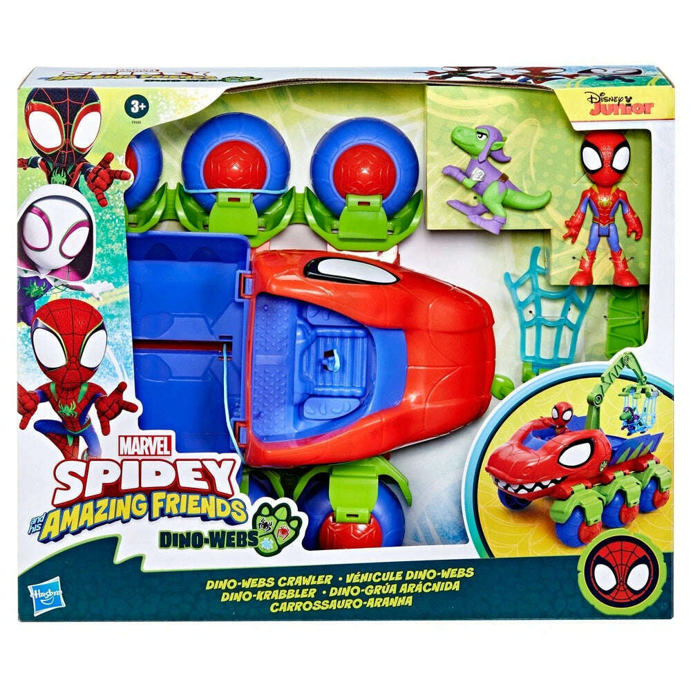 Toys N Tuck:Marvel Spidey And His Amazing Friends Dino-Webs Crawler,Spider-man