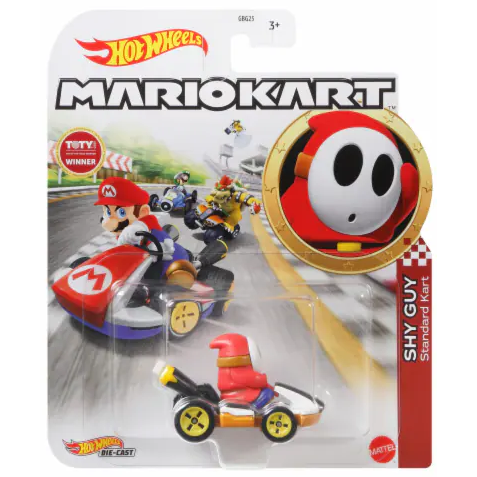 Toys N Tuck:Hot Wheels Mariokart - Shy Guy Standard Kart,Hot Wheels