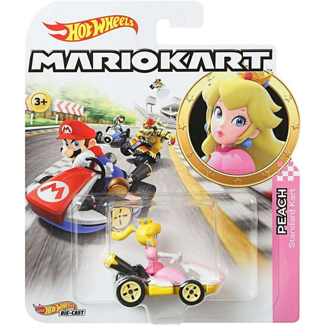 Toys N Tuck:Hot Wheels Mariokart - Princess Peach Standard Kart,Hot Wheels