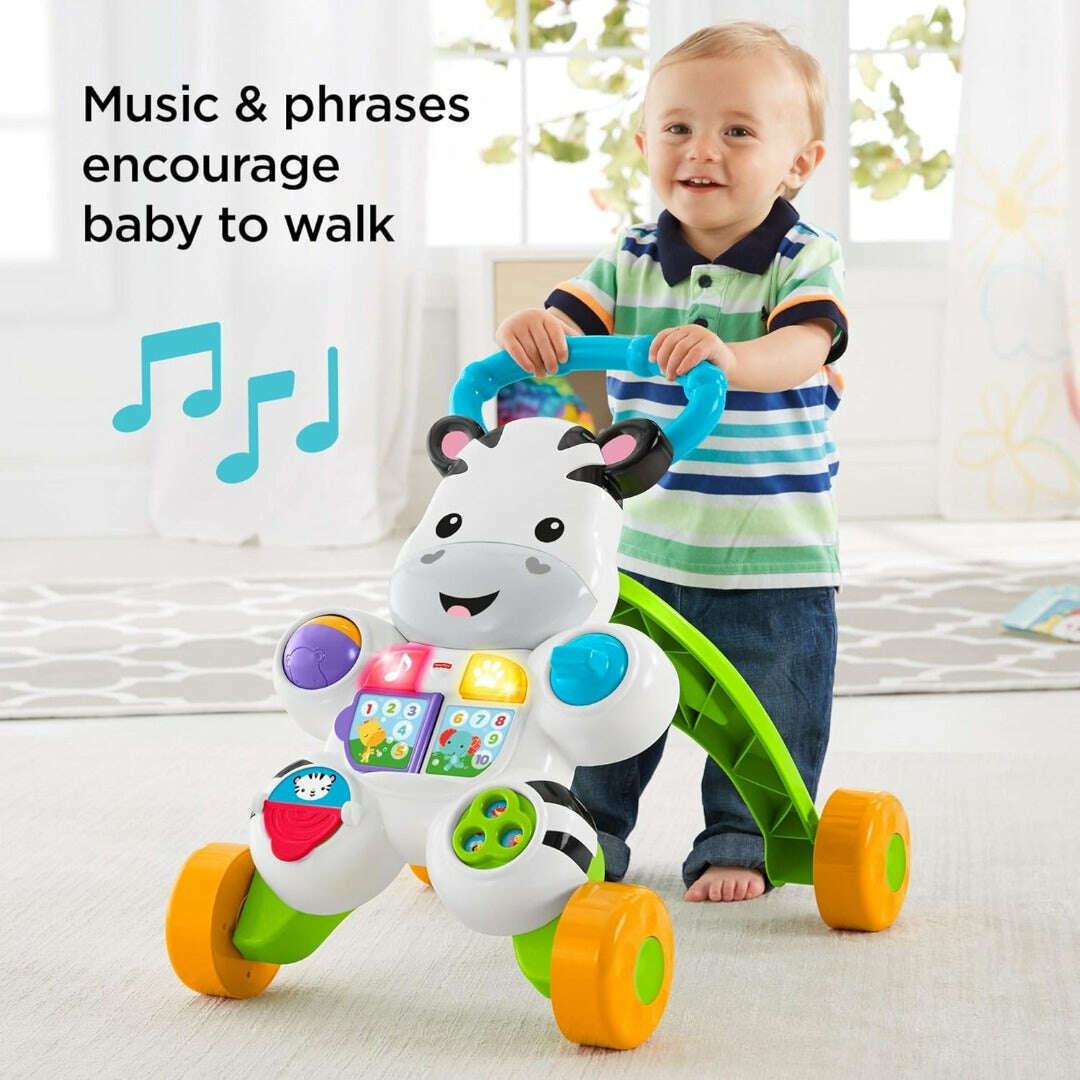 Toys N Tuck:Fisher Price Learn With Me Zebra Walker,Fisher Price