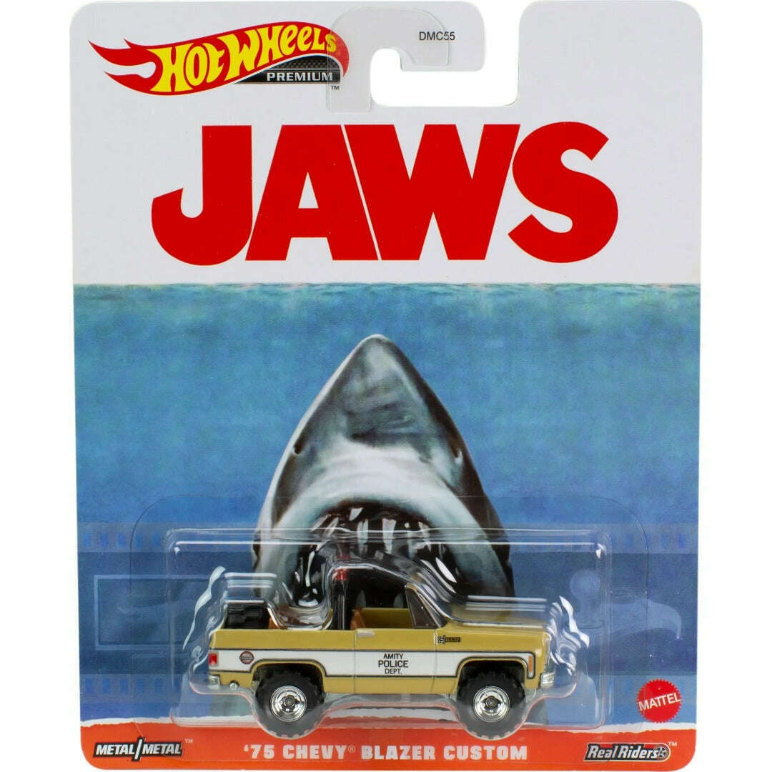 Toys N Tuck:Hot Wheels Premium Jaws '75 Chevy Blazer Custom HKC24,Hot Wheels